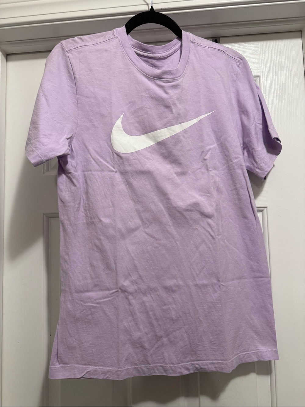Nike Men’s Lavender Short-Sleeve Logo T-Shirt (Men’s Size: S)